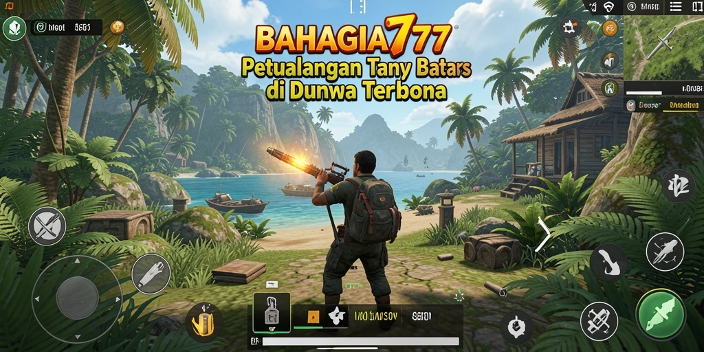 Tangkapan layar BAHAGIA777 menampilkan eksplorasi seru di dunia terbuka.