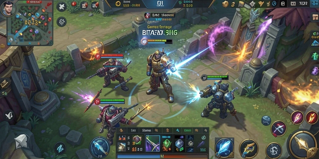 Tampilan grafis menarik dari gameplay SLG BATA123.