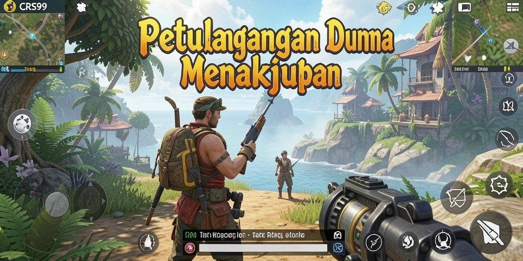 Tampilan mendebarkan dari gameplay Open World CRS99.