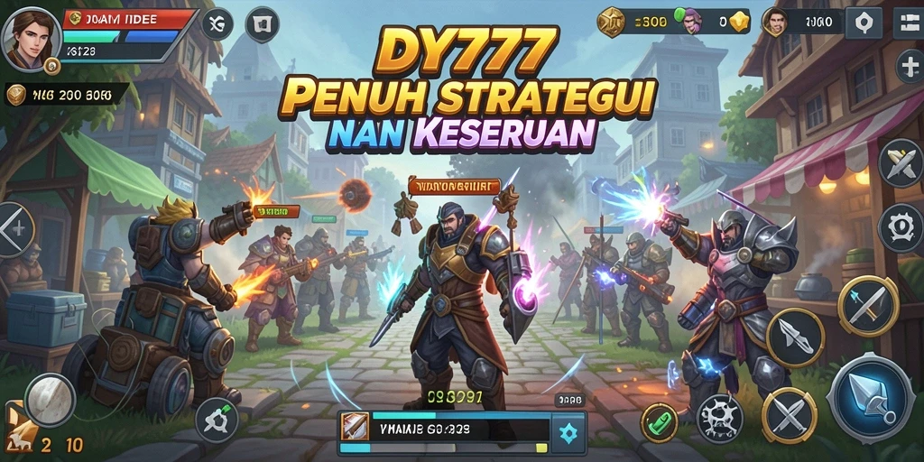 Tampilan gameplay DY777 yang menarik dan interaktif.