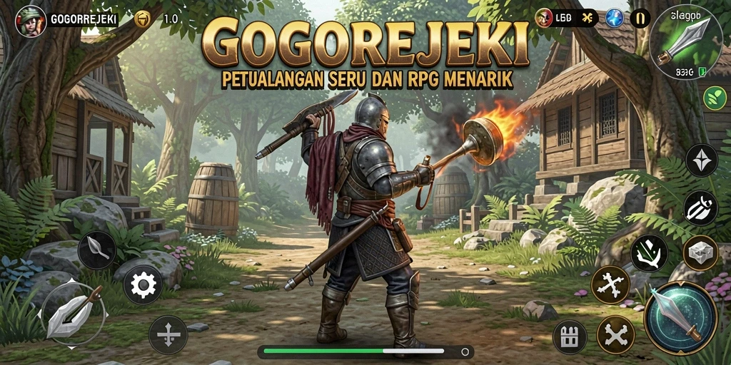Tampilan gameplay seru dan strategis dalam GOGOREJEKI.