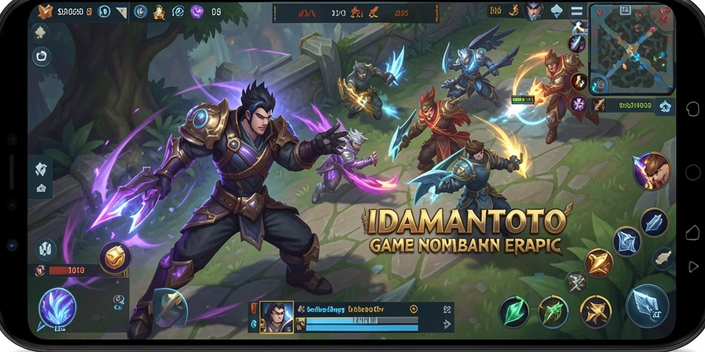 Tampilan aksi intens dalam gameplay <strong>IDAMANTOTO</strong> yang memukau.