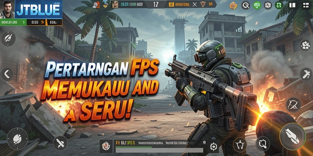 Gameplay JTBLUE yang intens dan mendebarkan.