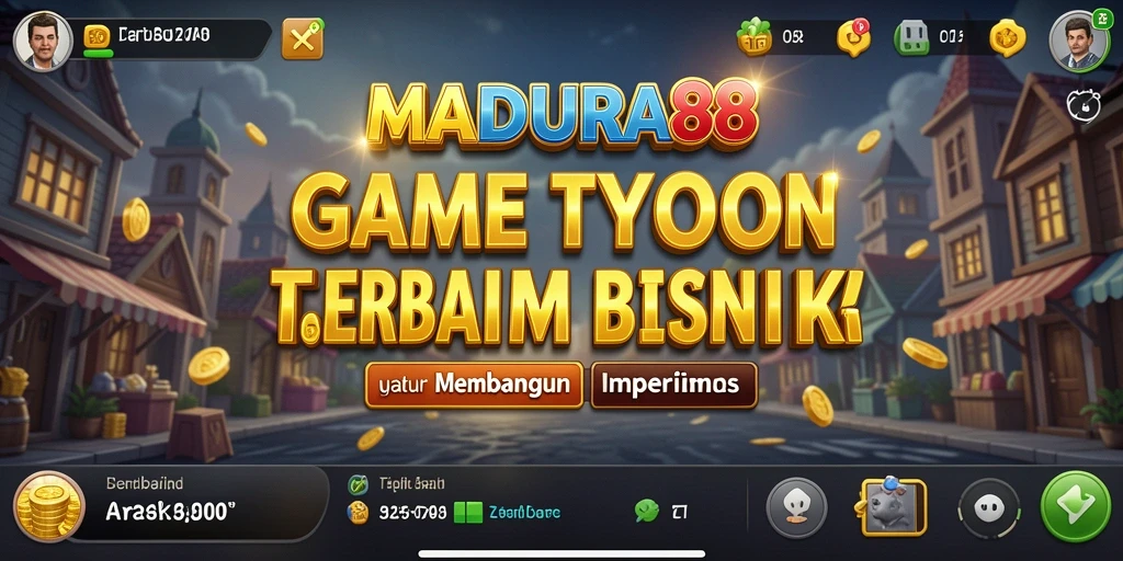 Tampilan menarik dari gameplay <strong>MADURA88</strong> yang menghadirkan suasana bisnis yang realistis.