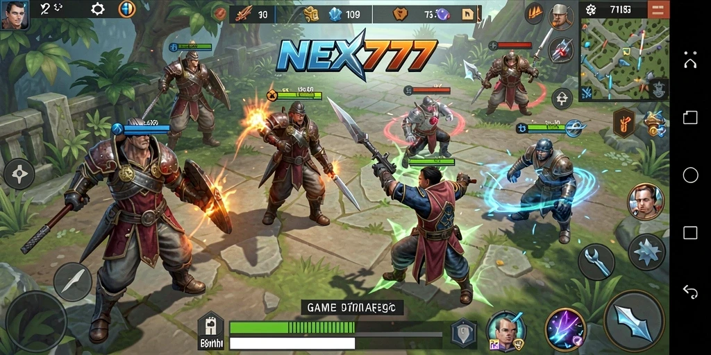 Tampilan gameplay menarik dari NEX777 yang penuh strategi.