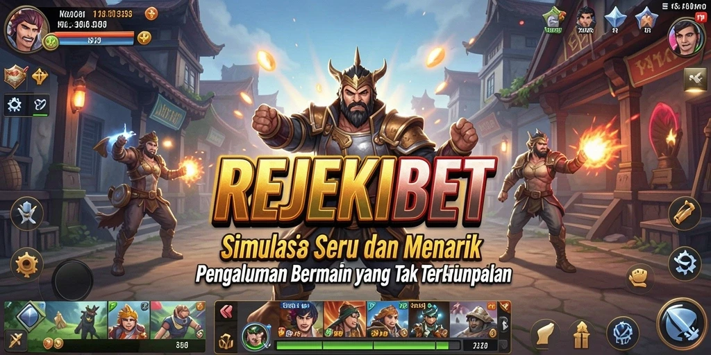 Tampilan gameplay menarik dari REJEKIBET yang menunjukkan interaksi pemain.