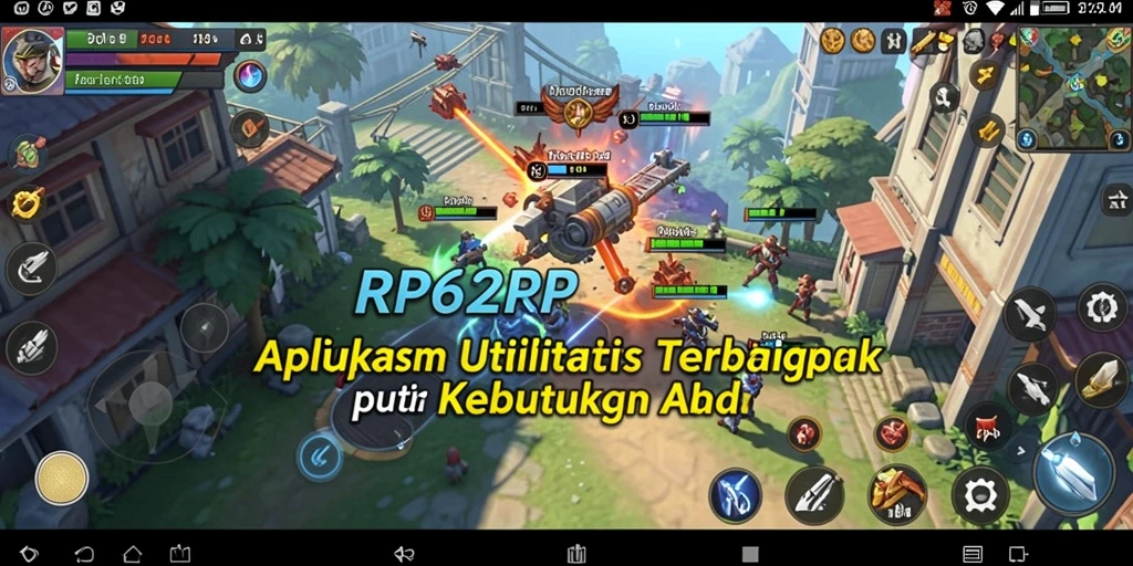 Tampilan utama RP62RP yang intuitif dan fungsional.