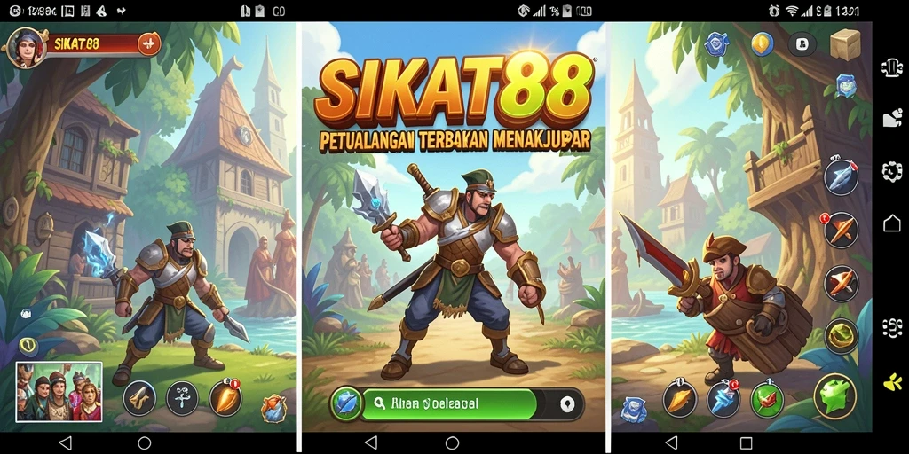 Menggambarkan gameplay Open World yang mendebarkan di SIKAT88.