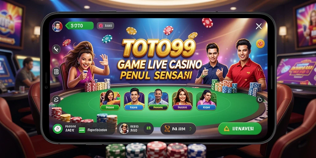 Tampilan gameplay menyenangkan di TOTO99 dengan dealer langsung.