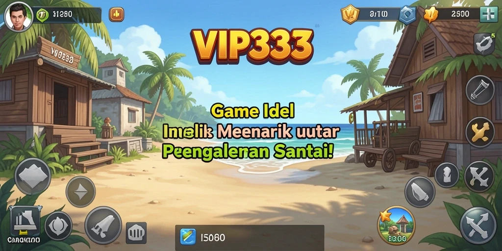 Tangkapan layar utama memperlihatkan gameplay Idle yang sederhana namun menarik.